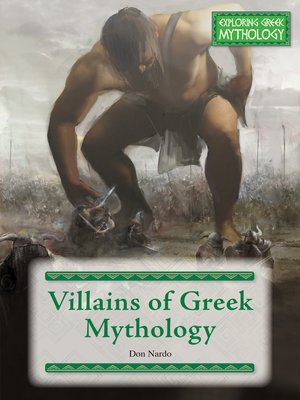 cover image of Villains of Greek Mythology